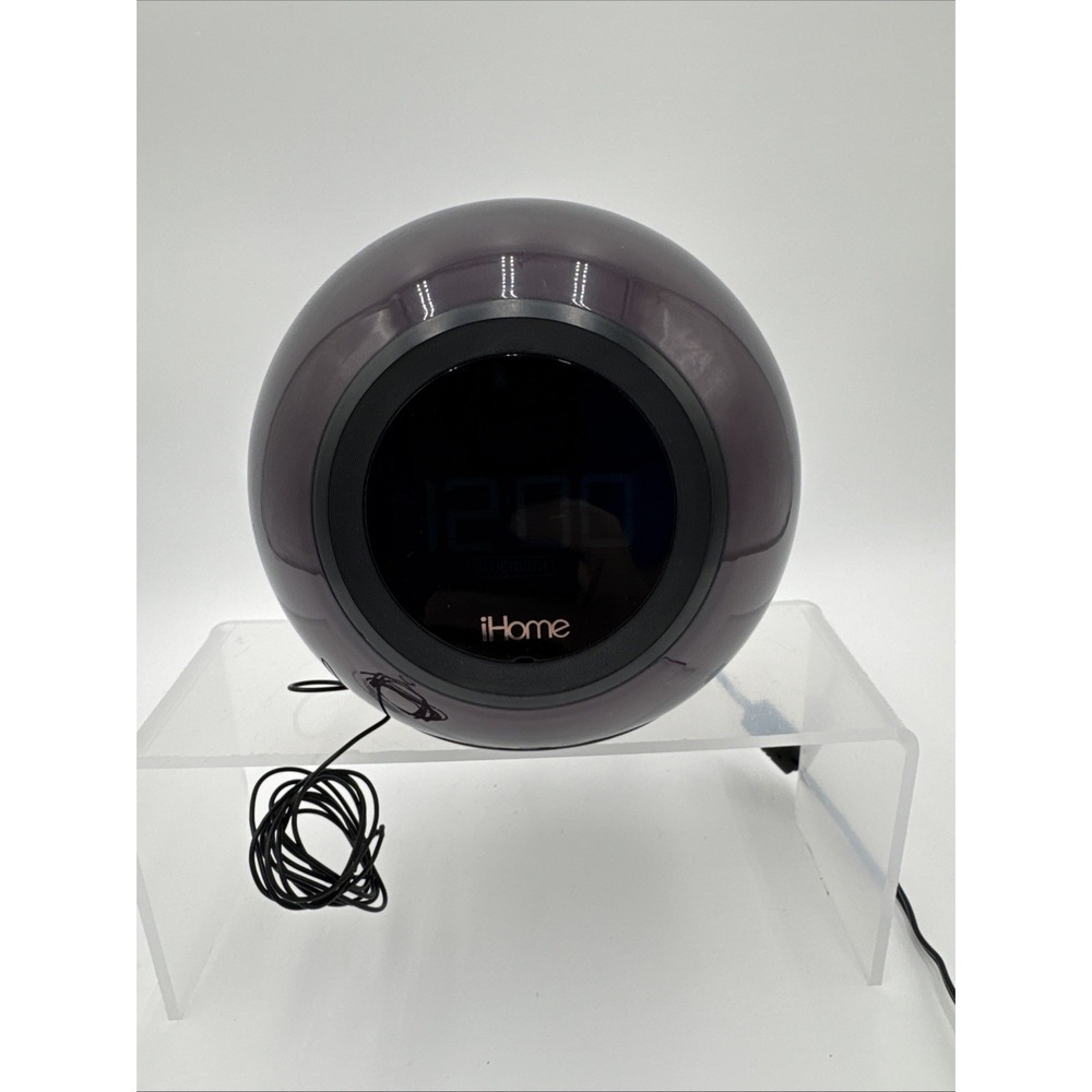 iHome iBT29 Bluetooth‎ Color Changing Dual Alarm Clock Radio w/ Power Adapter